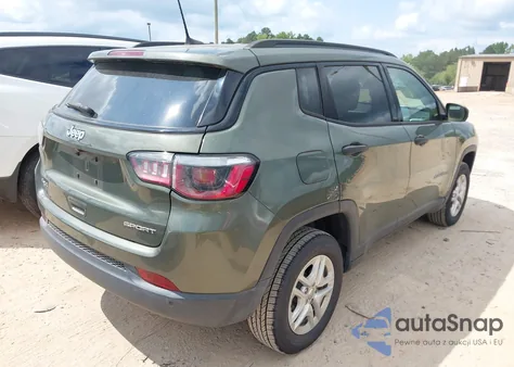 2018 Jeep Compass Sport 4X4 из США, поврежденный, VIN 3C4NJDAB3JT191640